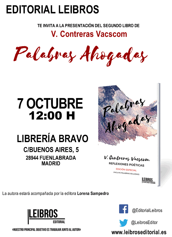 V Contreras 2ª Presentación Palabras Ahogadas