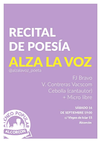 V Contreras en el Ateneo de Alcorcón