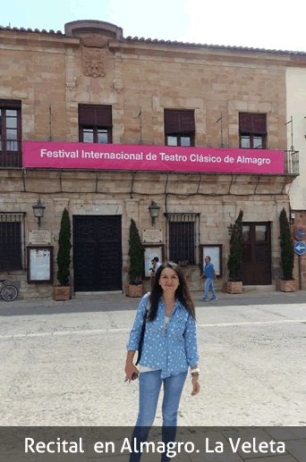 V Contreras asiste al recital poético de Almagro